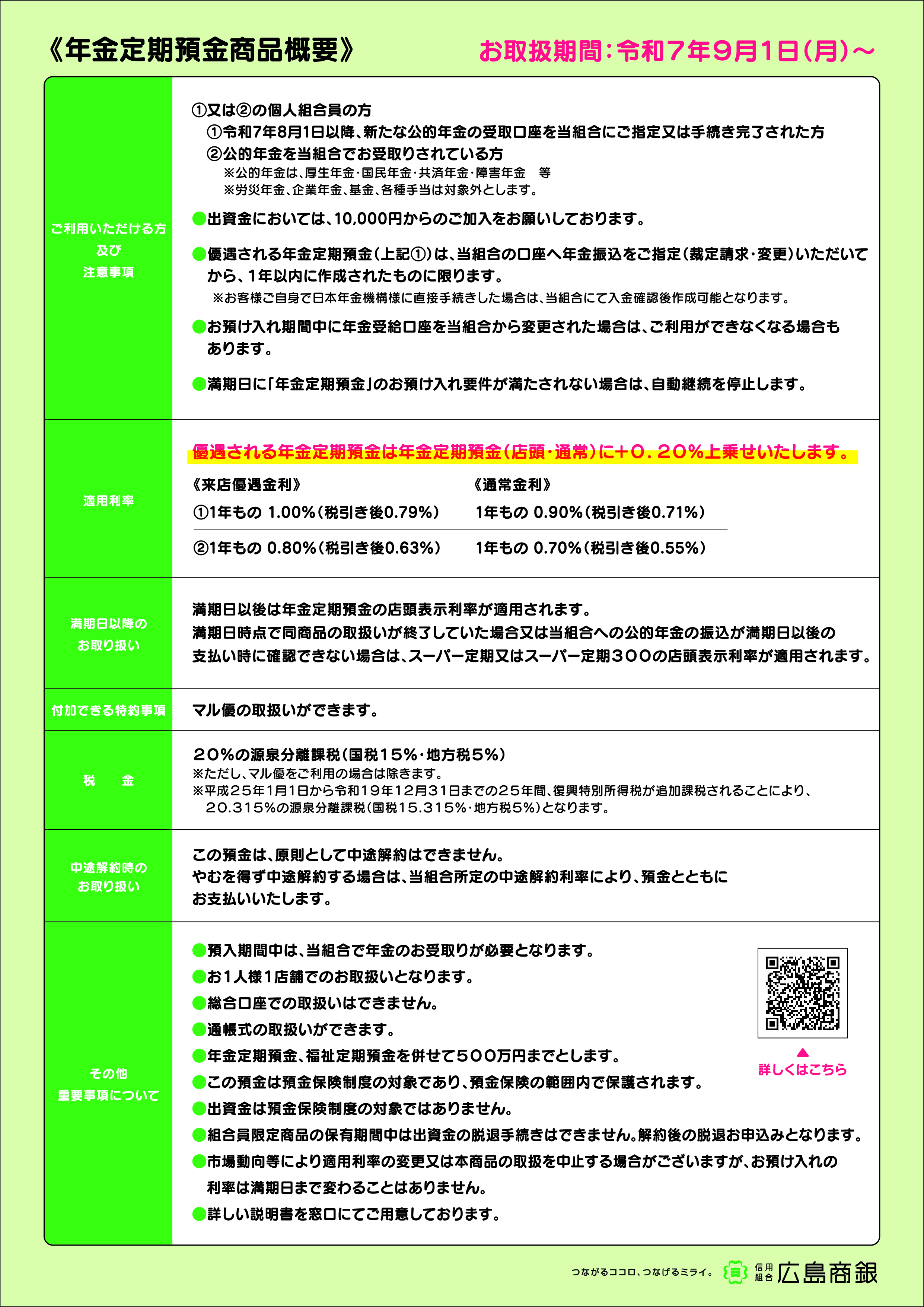 年金定期預金